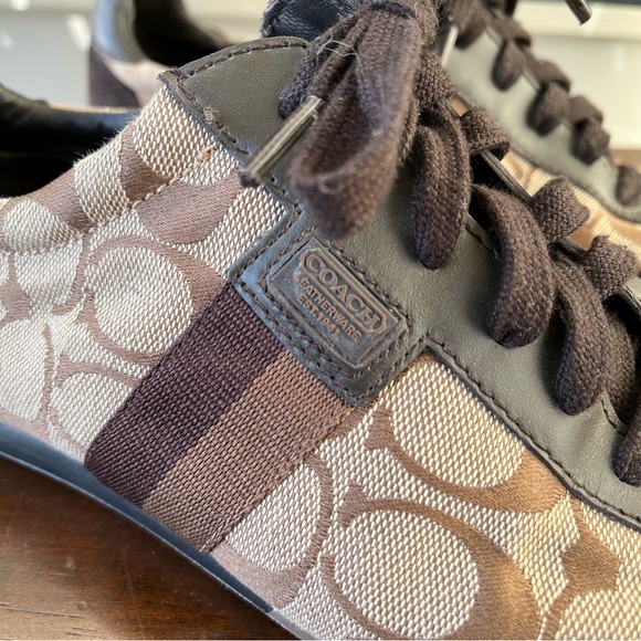 Coach Suede & Canvas Joss Sneakers - Picture 3 of 7